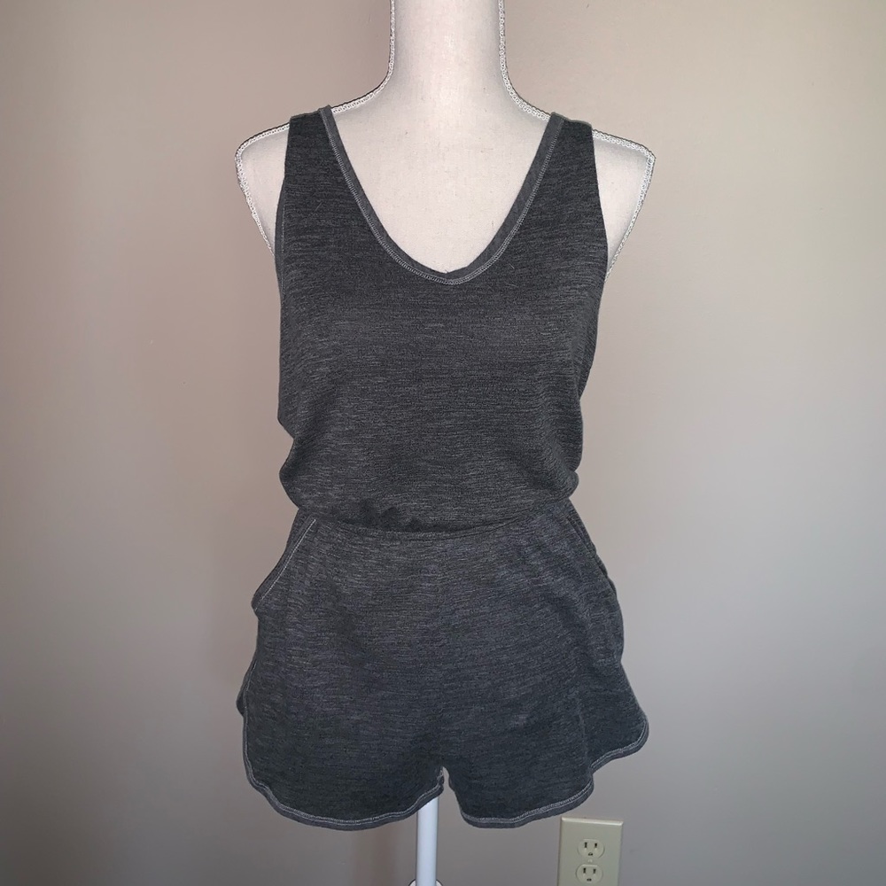 Casual gray romper